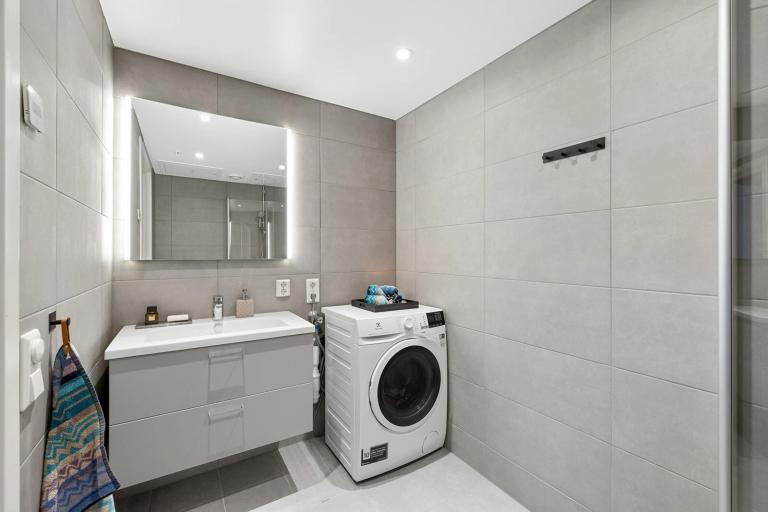 Bad opplegg for vaskemaskin